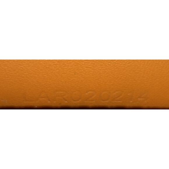 Goyard Structured Saigon Top Handle Bag Coated Canvas with Leather Mini Orange - Picture 10 of 10